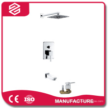 new design single lever concealed diverter chrome shower mixer